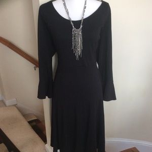 Eloquii Dresses - ELOQUII Black Dress with Bell sleeves Eloquii Dresses - ELOQUII Black Dress with Bell sleeves